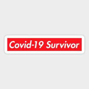 Covid 19 survivor Sticker